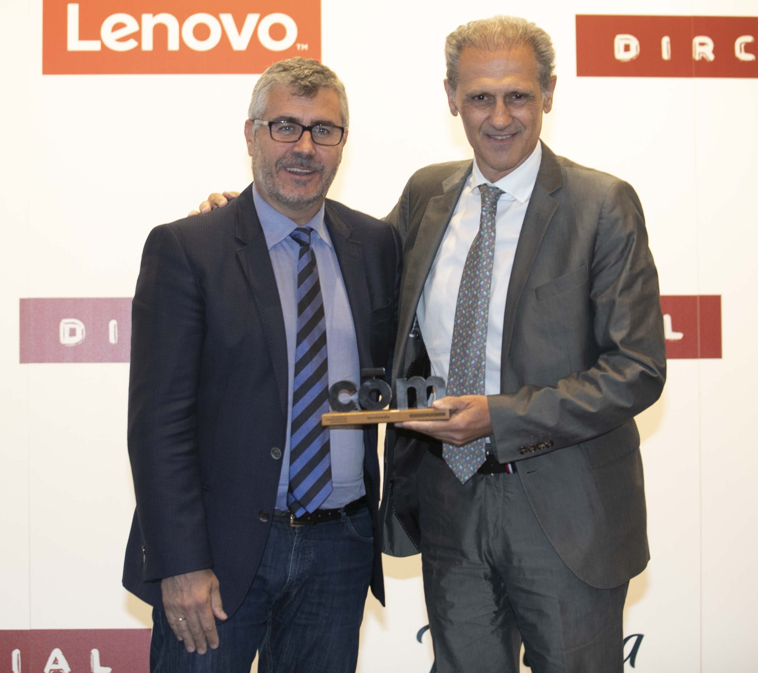 Miguel Ángel Oliver, El secretario de estado de Comunicación; y José Manuel González Huesa, director general de Servimedia.
