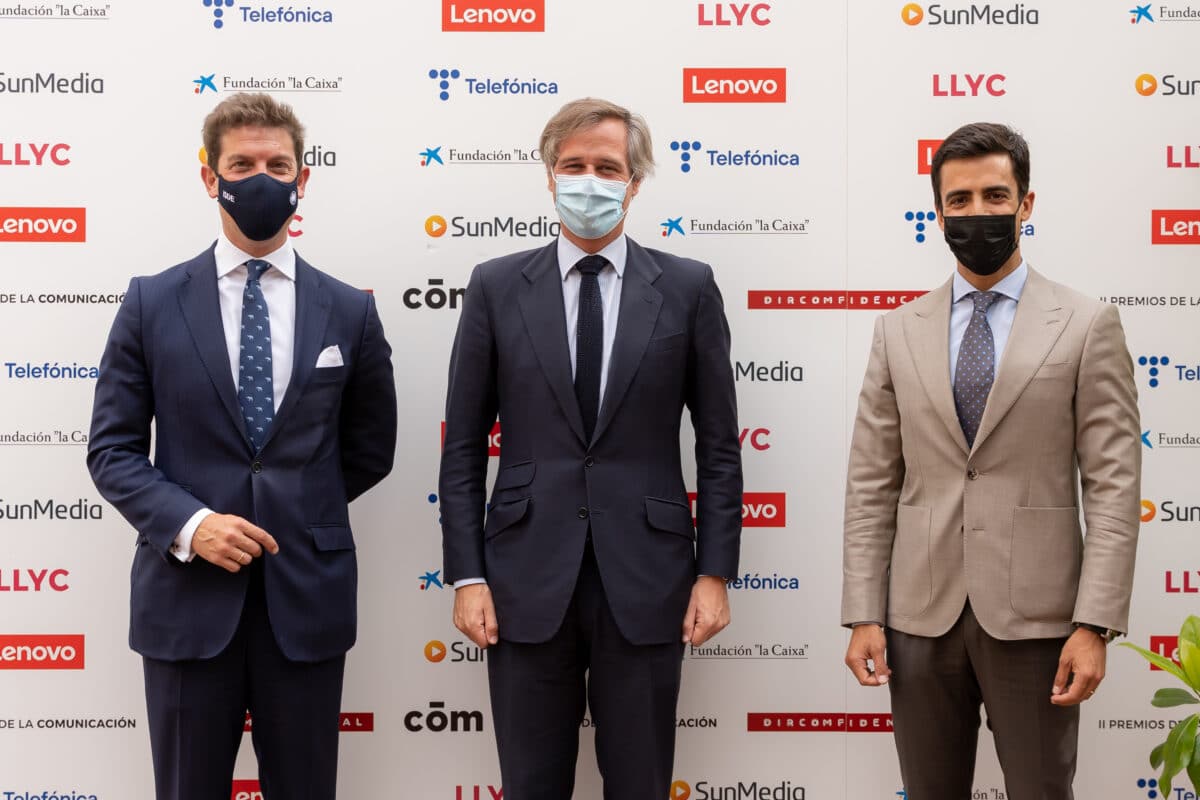 Germán Ruiz (ISDE), Antonio González Terol (Partido Popular) y Juan Gonzalo Ospina (Ospina Abogados).