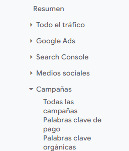Google Analytics y enlaces UTM