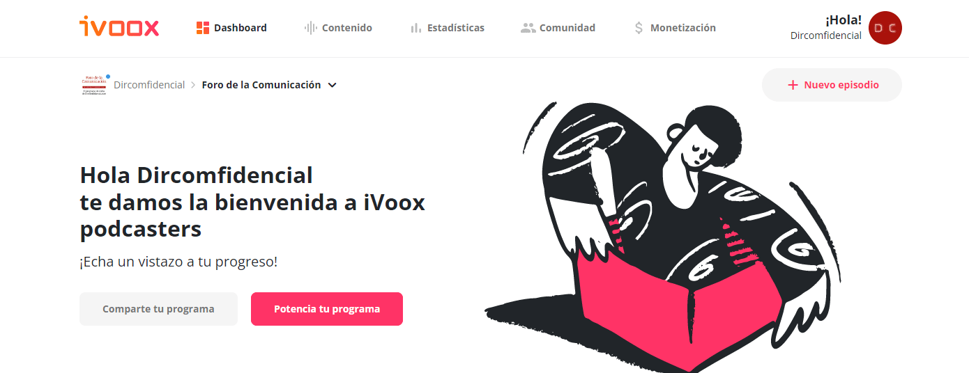 Subir archivo a Ivoox