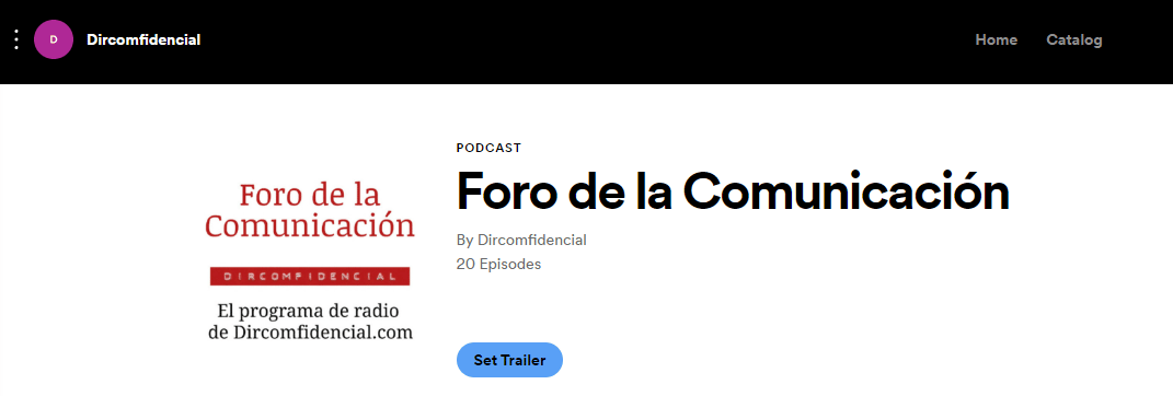 podcast subido correctamente en Spotify