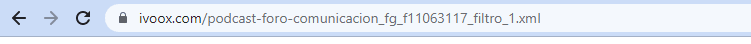 url ivoox XML