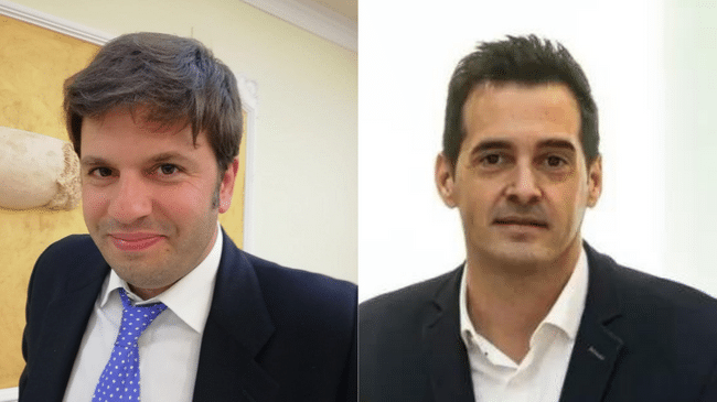 Jorge Sainz (izda) y Ramón Fuertes