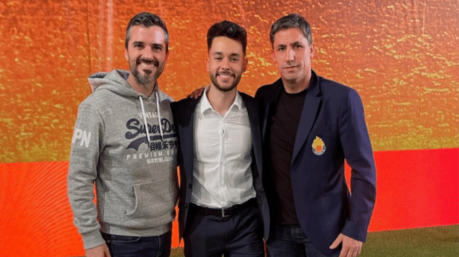 De izda. a dcha. Alberto Hernández, TheGrefg y Joan Capdevila