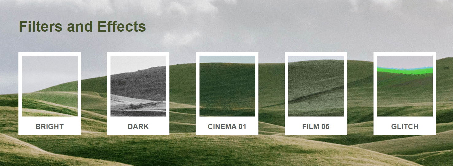 filtros inshot para editar reels
