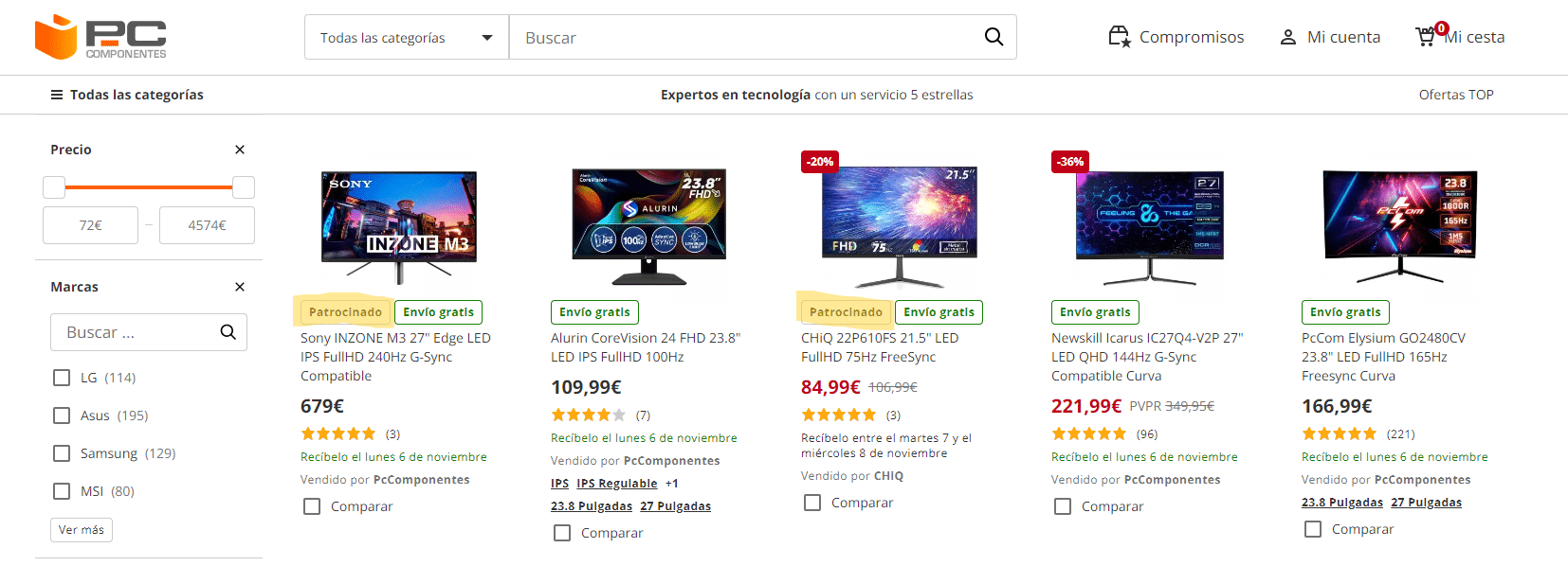 PC Componentes retail media
