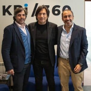 Pablo Beltrán, Antonio Montero y Juan Ángel Rodríguez