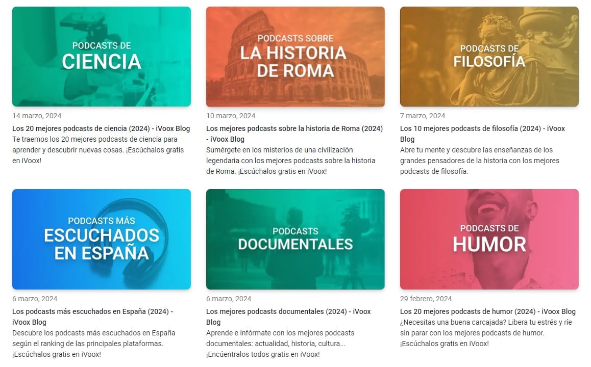tematicas ivoox