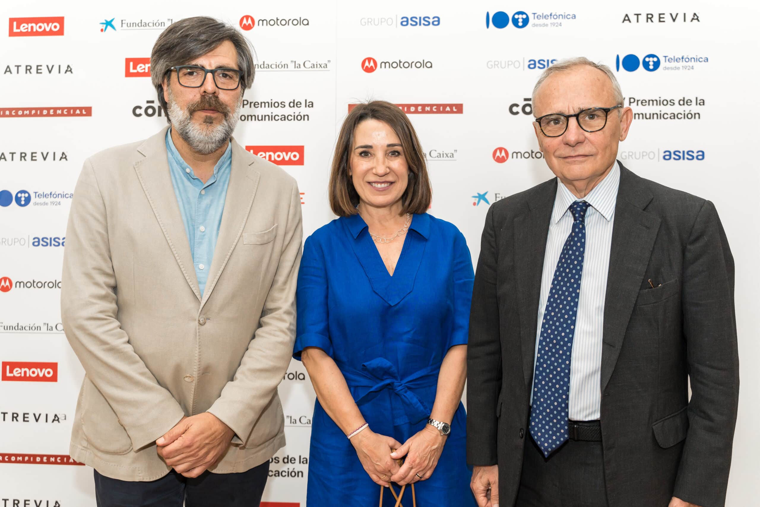 José Luis Cobas (Cosentino), Amelia Aguilar (Asisa), Francisco Polo (FTI Consulting) 
