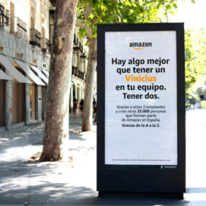 Campaña exterior Amazon (Gracias de la A a la Z)