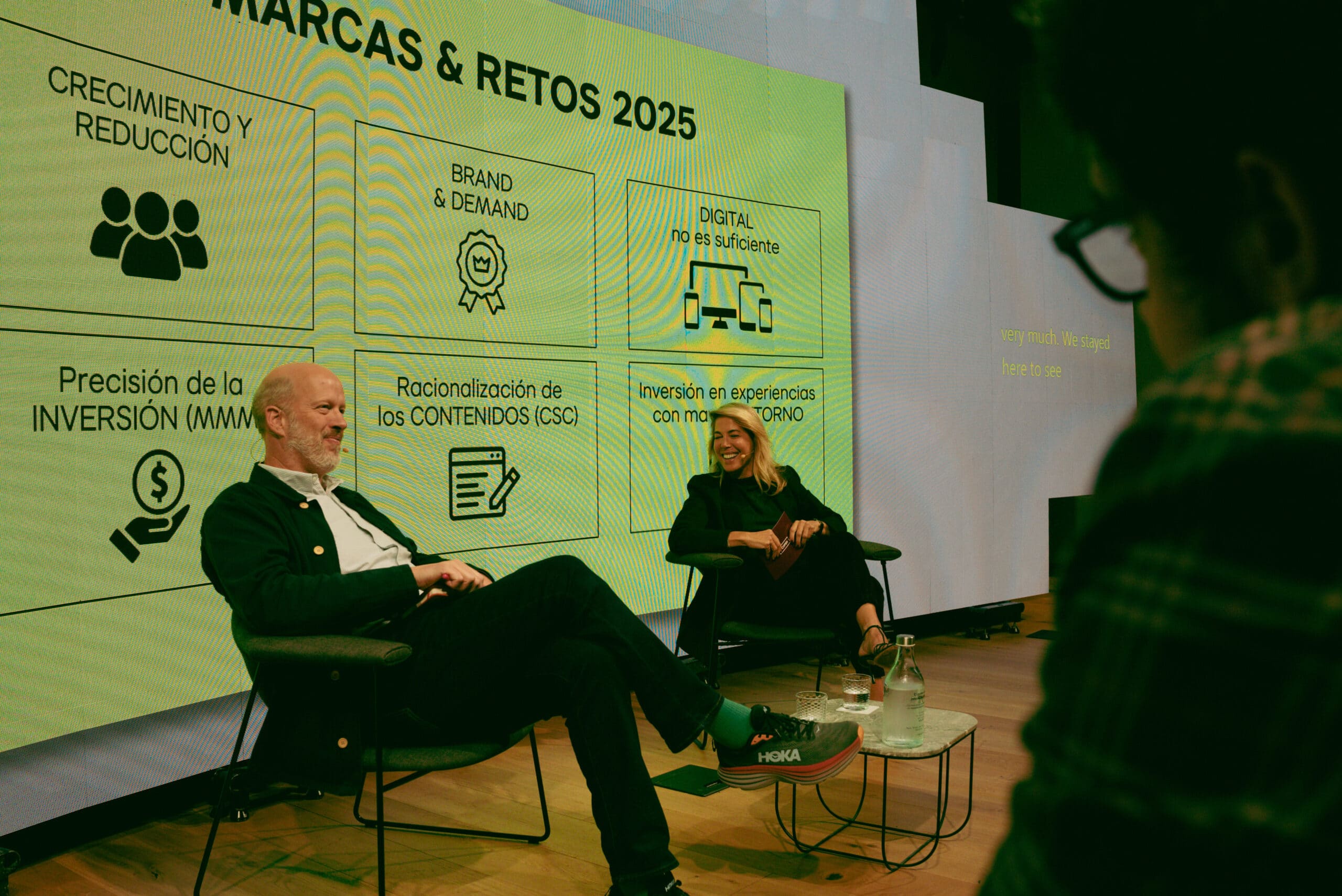 Alberto Knapp (VML) y Kika Samblás (Scopen).