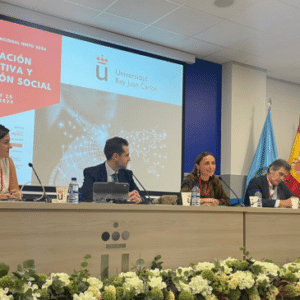 De izquierda a derecha Marcela de la Peña, Santiago Doménech, Laura Gonzalvo y Carlos Chaguaceda