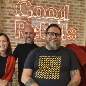 Ángel Barbero y equipo Good Rebels