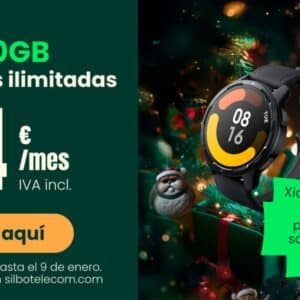 Silbö Telecom lanza su promoción de Navidad: fibra y móvil con un smartwatch Xiaomi S1 Active de regalo