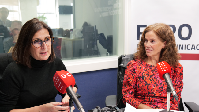 Cristina Villarroya (izda.) Arancha Cuadrado 