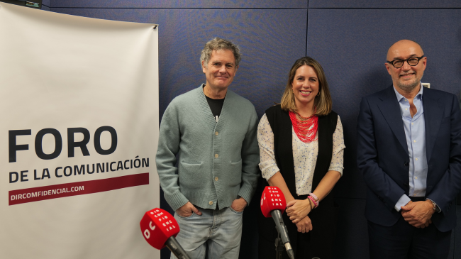 De izda. a dcha. José Luis Moro, Ana Rodríguez de Zárate y Andrés Rodríguez