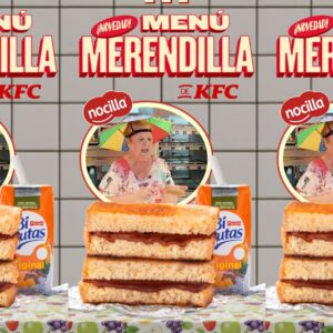 KFC lanza el “Menú Merendilla” junto con La Pepi y Nocilla